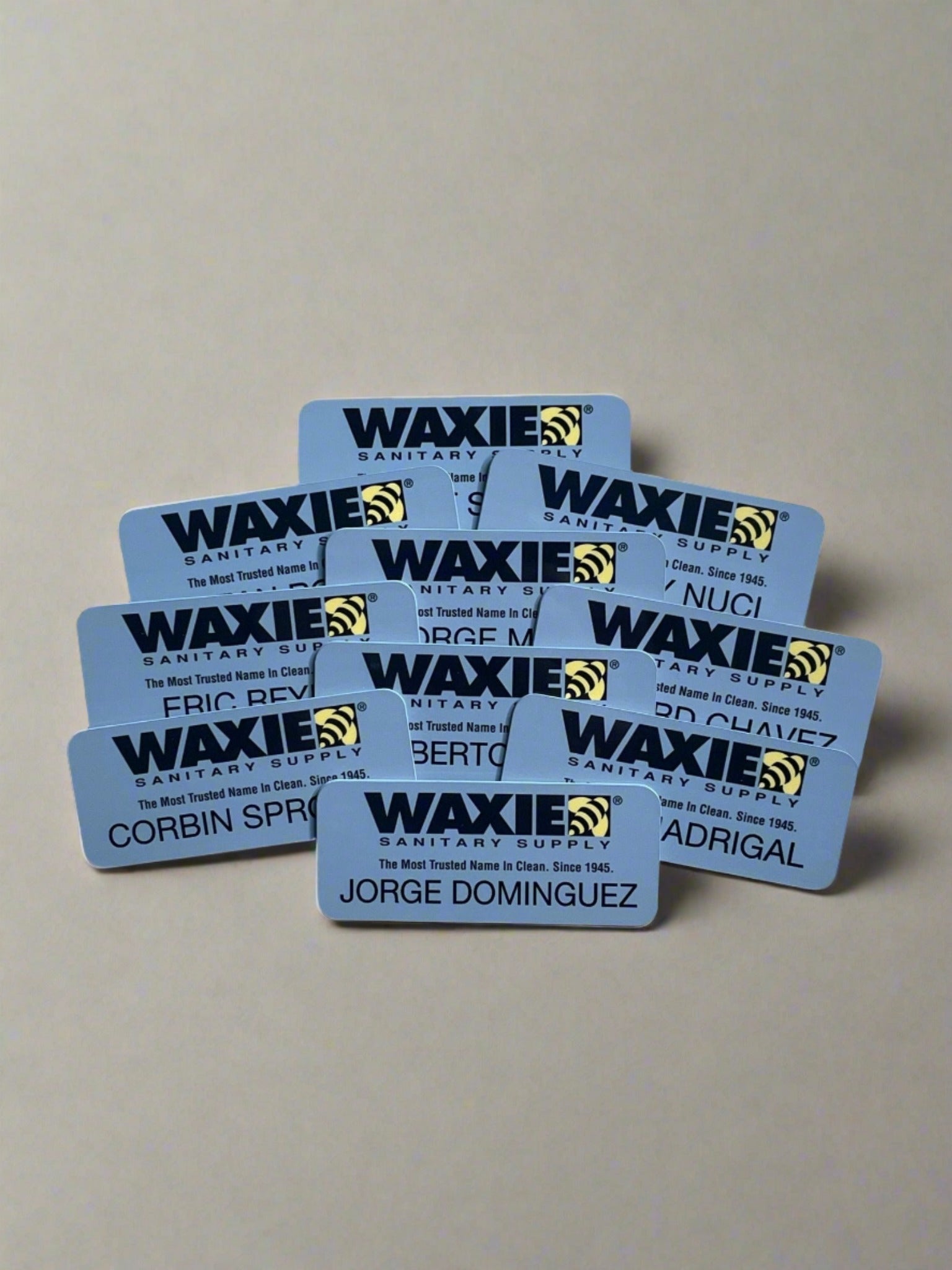 Full Color Name Badge - Plastic - Name Badges - 1 x 3Pin - Badge Express