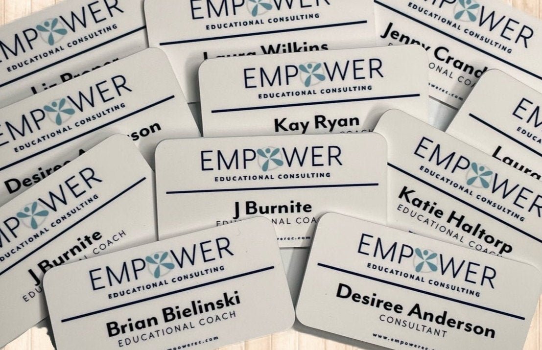 Full Color Name Badge - Plastic - Name Badges - 1 x 3Pin - Badge Express